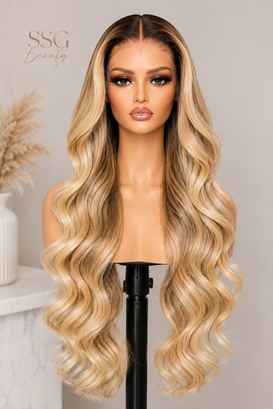 Beyonce Bombshell Wig(human blend)