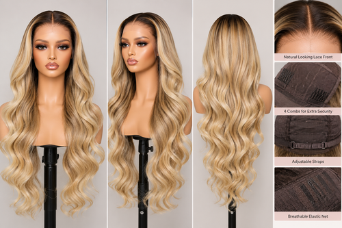 Beyonce Bombshell Wig(human blend)