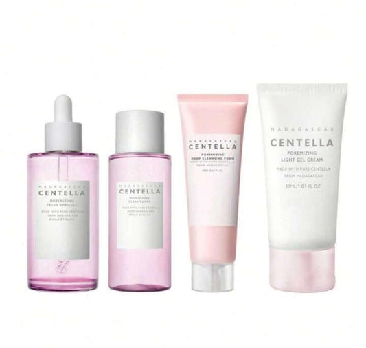 SmoothSkin Pink Centella Kit(4 piece kit fully size)